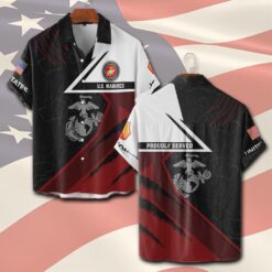 US Marine Corps, I Walked The Walk - Short Sleeve Button Shirt