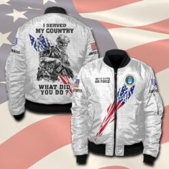 US Air Force , E 8 Air Force First Sergeant - Bomber Jacket