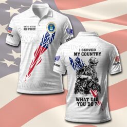 US Air Force , Honor The Fallen - Polo Shirt