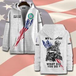 US Coast Guard, Always Ready - Zip Hoodie
