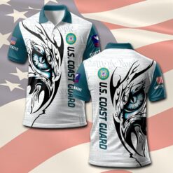 US Coast Guard, Remember - Honor - Respect - Polo Shirt