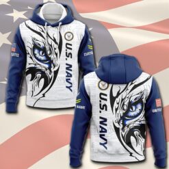 US Navy, E 7 Red - Hoodie