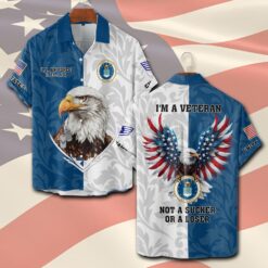 US Air Force , Duty, Honor, Country - Short Sleeve Button Shirt