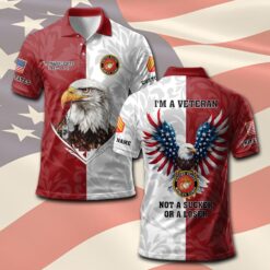 US Marine Corps, O 2 Marines First Lieutenant - Polo Shirt