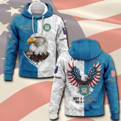 US Coast Guard, E 3 Blue - Hoodie