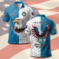 US Coast Guard, E 4 Gold - Polo Shirt