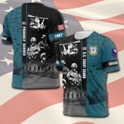 US Coast Guard, Land Of The Free, Because Of The Brave - T-Shirt