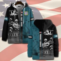 US Coast Guard, Semper Paratus - Zip Hoodie