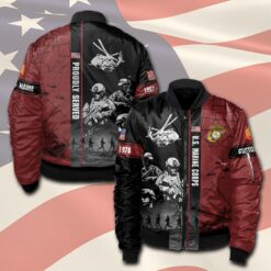 US Marine Corps, Always Remember, Never Forget - Bomber Jacket