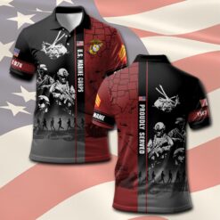 US Marine Corps, O 3 Marines Captain - Polo Shirt