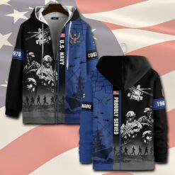 US Navy, I Walked The Walk - Zip Hoodie