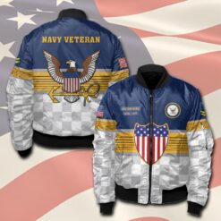 US Navy, Duty, Honor, Country - Bomber Jacket