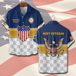 US Navy, Lest We Forget - Short Sleeve Button Shirt