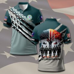 US Coast Guard, E 7 Gold - Polo Shirt