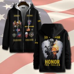 Army Division, Lest We Forget - Zip Hoodie