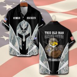 US Air Force , All Gave Some, Some Gave All - Short Sleeve Button Shirt