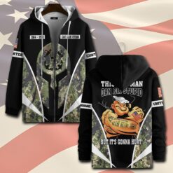 US Coast Guard, Freedom Over Fear - Zip Hoodie