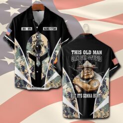 US Marine Corps, Never Retreat, Never Surrender - Short Sleeve Button Shirt