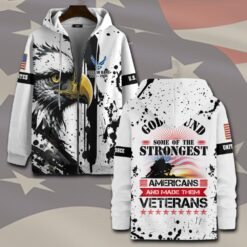 US Air Force , All Gave Some, Some Gave All - Zip Hoodie