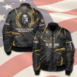 US Coast Guard, E 3 Red - Bomber Jacket