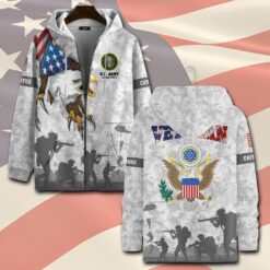 US Army, Remember - Honor - Respect - Zip Hoodie