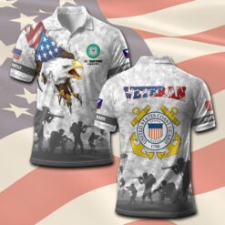 US Coast Guard, E 9 Gold - Polo Shirt