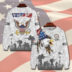 US Navy, American By Birth, Veteran By Choice - Sweatshirt