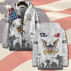 US Navy, Proud To Have Served - Zip Hoodie