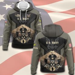 US Navy, E 5 Gold - Hoodie