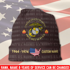 US Marine Corps, The Few, The Proud - Full-Printed Beanie Hat