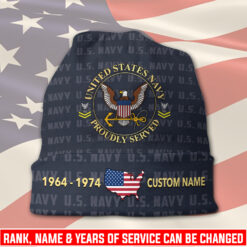 US Navy, Semper Fortis - Full-Printed Beanie Hat