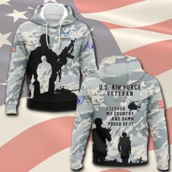 US Air Force , Honor, Duty, Service - Hoodie