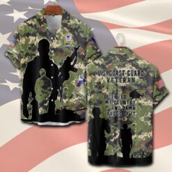 US Coast Guard, E 3 Red - Short Sleeve Button Shirt