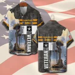 US Army, E 6 Army Staff Sergeant - Short Sleeve Button Shirt