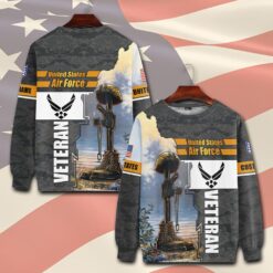 US Air Force , American By Birth, Veteran By Choice - Sweatshirt