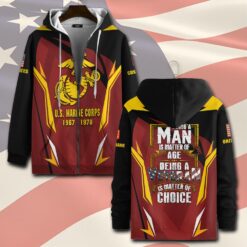 US Marine Corps, O 4 Marines Major - Zip Hoodie