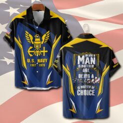 US Navy, E 7 Gold - Short Sleeve Button Shirt