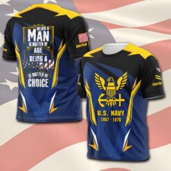 US Navy, E 7 Gold - T-Shirt