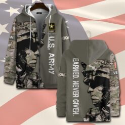 US Army, I Walked The Walk - Zip Hoodie
