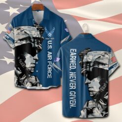 US Air Force , E 8 Air Force First Sergeant - Short Sleeve Button Shirt