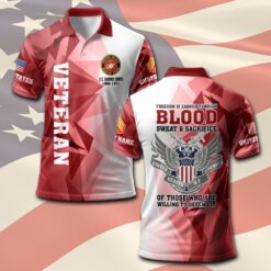 US Marine Corps, Always Remember, Never Forget - Polo Shirt