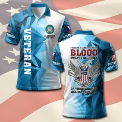 US Coast Guard, E 2 Blue - Polo Shirt