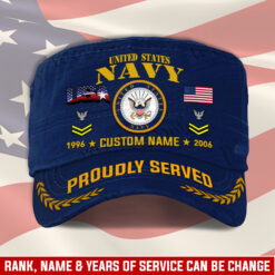 US Navy, E 7 Red - Military Cap