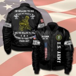 US Army, Proud To Have Served - Bomber Jacket