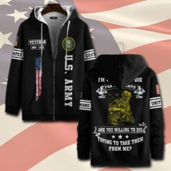 US Army, Defender of Freedom - Zip Hoodie