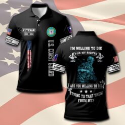 US Coast Guard, Duty, Honor, Country - Polo Shirt