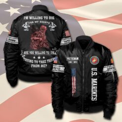 US Marine Corps, Always Remember, Never Forget - Bomber Jacket