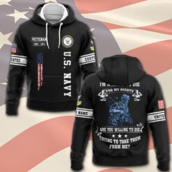 US Navy, E 4 Red - Hoodie