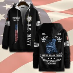 US Navy, Semper Fortis - Zip Hoodie