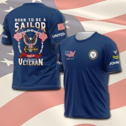 US Navy, E 8 Gold - T-Shirt